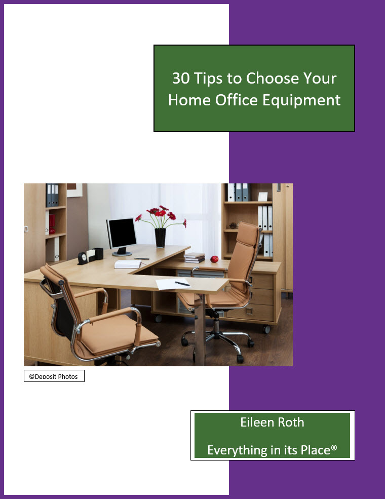 30 TIps to Choose Home Ofc Equip - Cover 30 tips to choose home office equipment