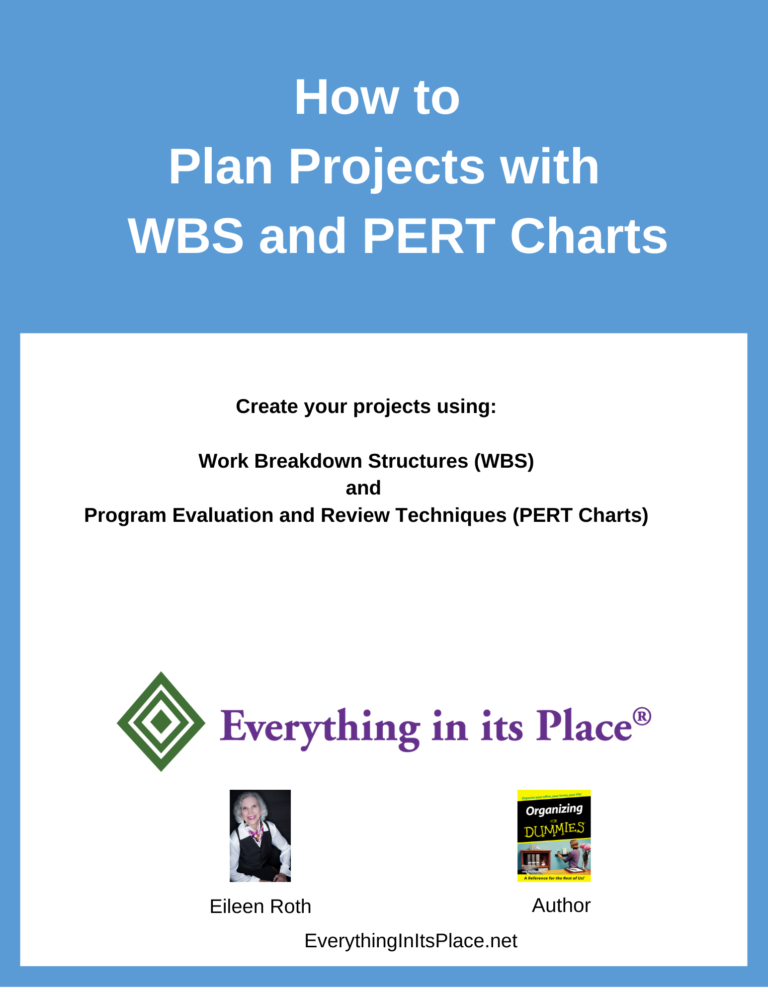 Plan Projects with WBS and PERT Chart