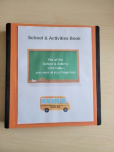 How to Organize a School and Activities Booko Organize a School and Activities Book